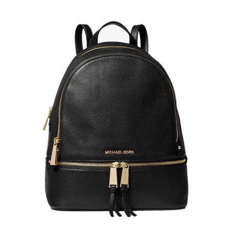Michael Kors Rhea Zip Medium Backpack black Damestas