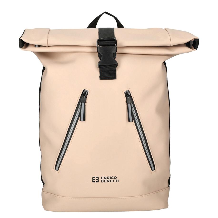 Enrico Benetti Bergen Laptop Backpack 17 soft pink Roze