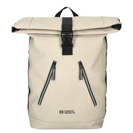 Enrico Benetti Bergen Laptop Backpack 17 light taupe