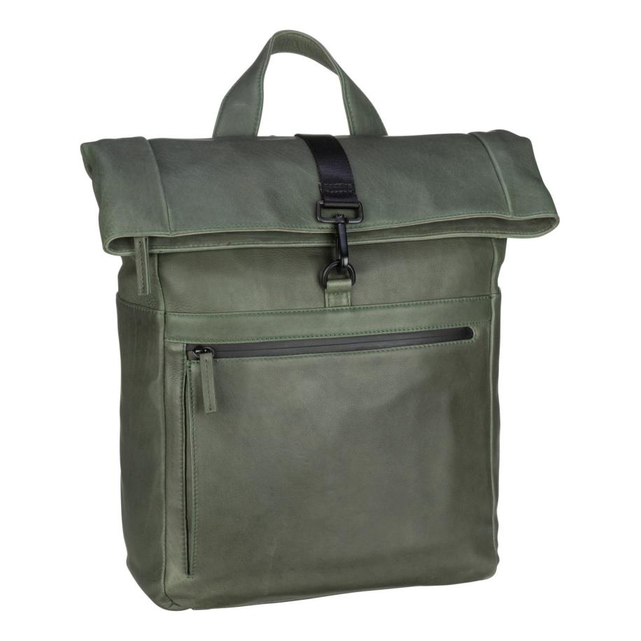 Leonhard Heyden LEONHARD HEYDEN Rugzak Den Haag groen / zwart -