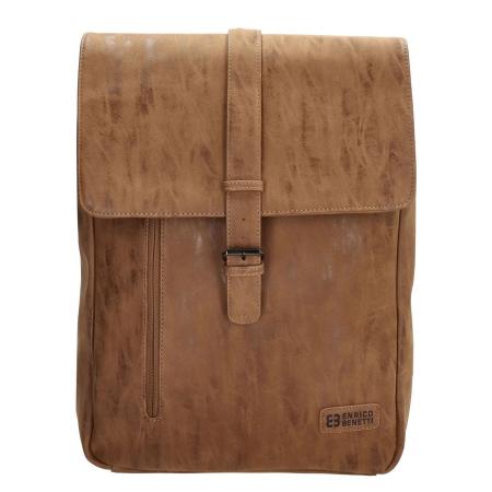 Enrico Benetti Rotterdam Laptop Backpack 17 camel
