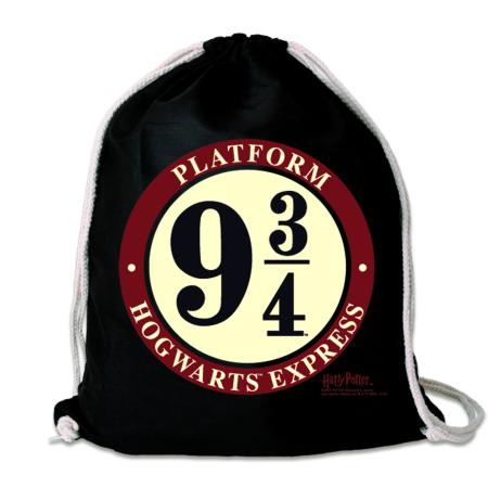 LOGOSHIRT Gymtas Hogwarts Express zwart