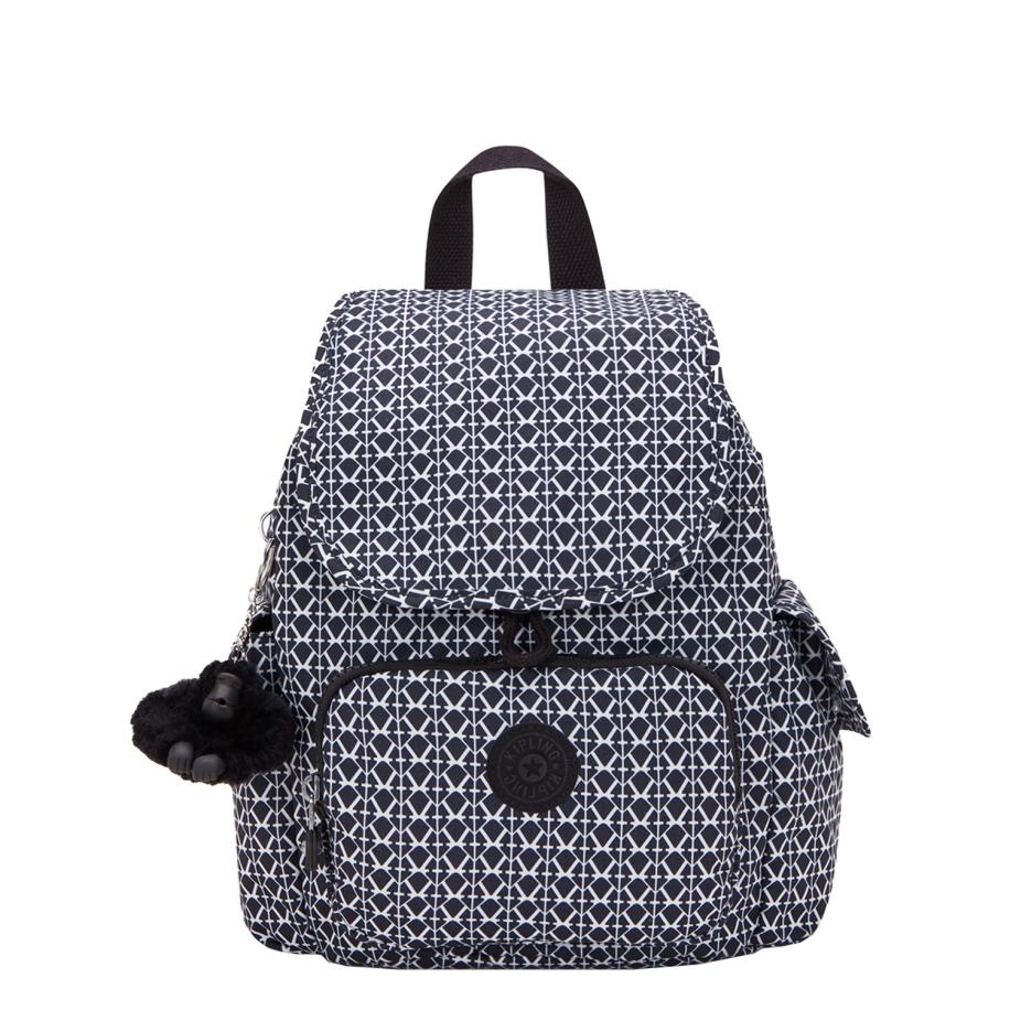 Kipling City Pack Mini Backpack signature print Multicolor