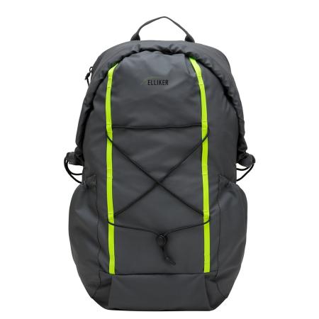 Elliker Kiln Hooded Zip Top Backpack 22L greyneon