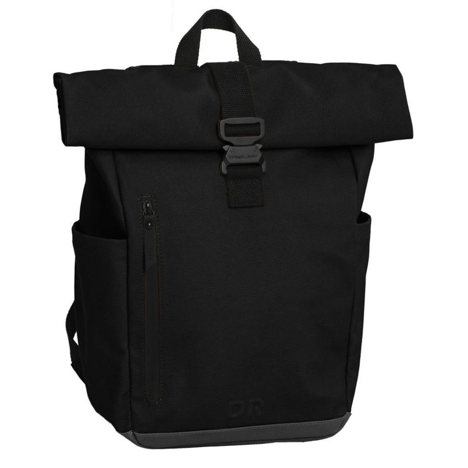 Daniel Ray Griffith Rolltop Backpack L black Zwart
