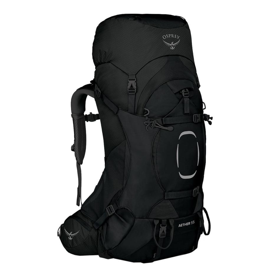 Osprey Aether 55 Backpack L/XL black backpack Zwart
