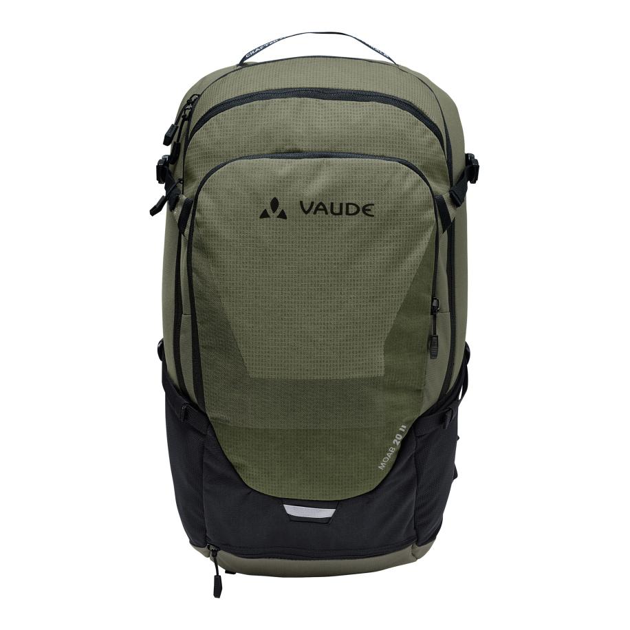 Vaude VAUDE Sportrugzak Moab 20 II grijs / groen / oranje / zwart -
