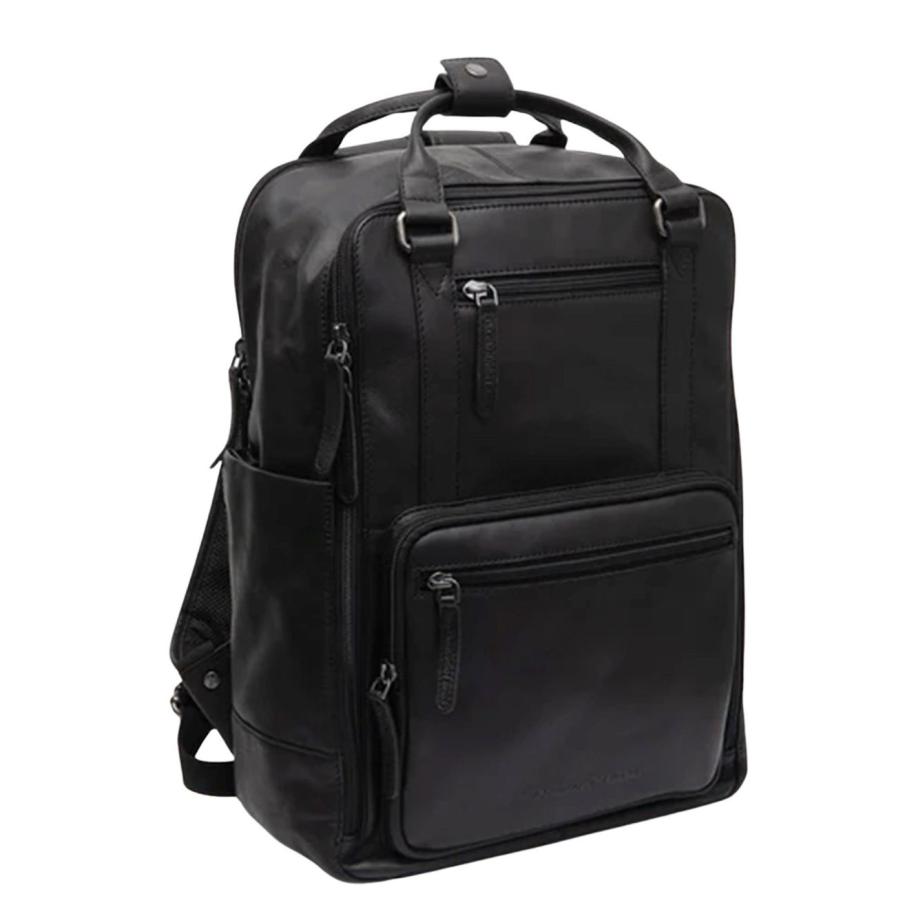 The Chesterfield Brand Calden Backpack black Zwart