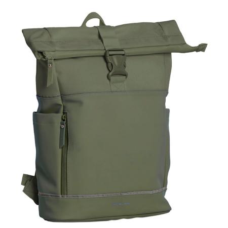 Daniel Ray Pittsburgh Rolltop Backpack Coated 15.6 olive green