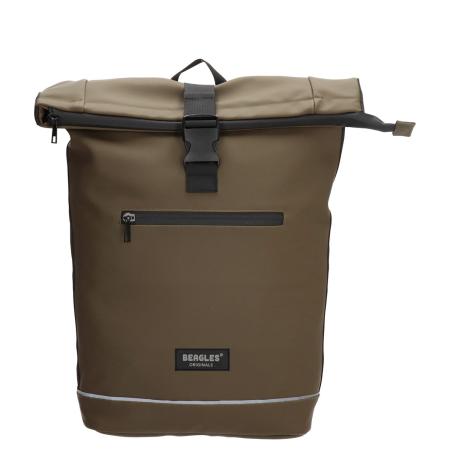 Beagles Originals Rolltop Rugtas Waterproof 15.6 olijf groen