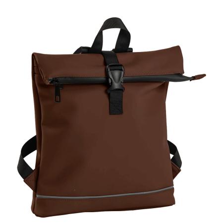 Daniel Ray Jefferson Waterproof Rolltop Backpack S dark brown