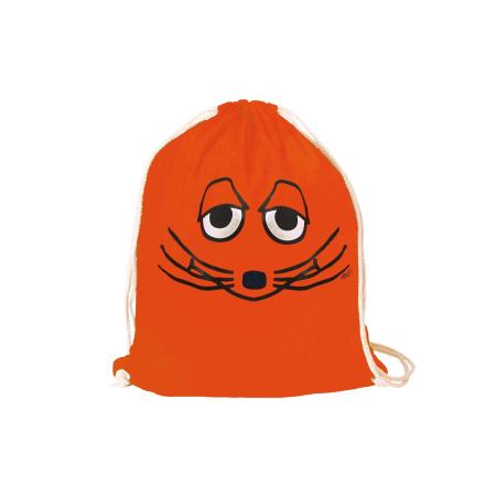 LOGOSHIRT Gymtas Maus - Gesicht oranje / zwart / wit