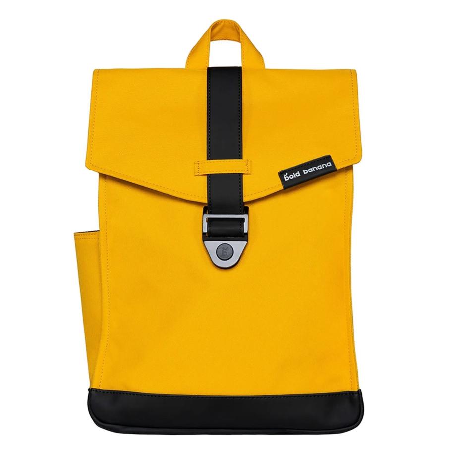 Bold Banana Envelope Backpack yellow raven Geel
