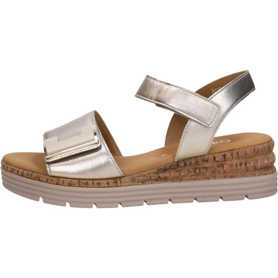 Gabor - Sandalen Plat Goud