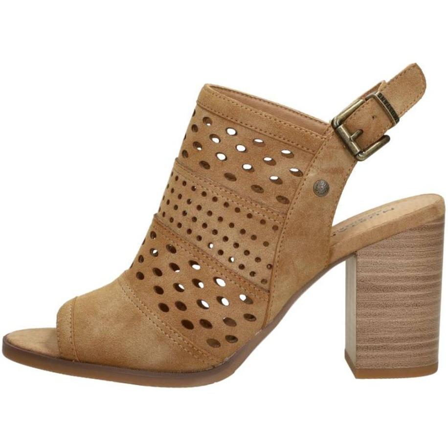 Mustang - Sandalen Hak Bruin