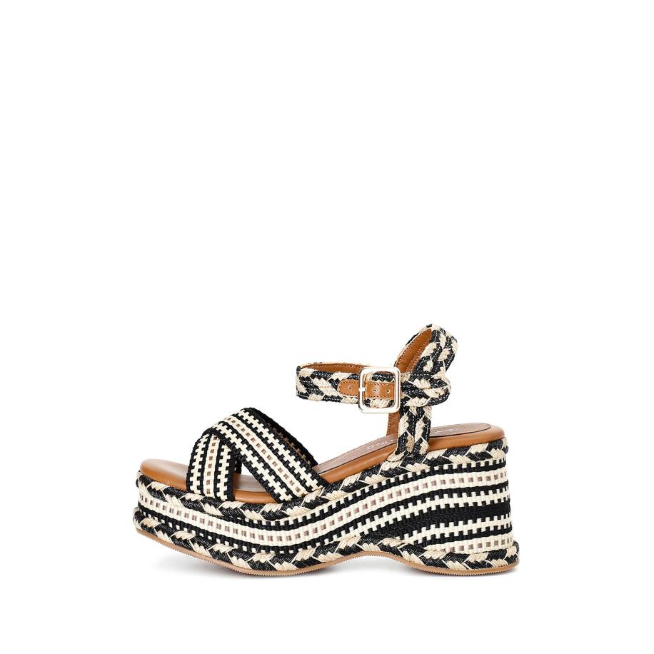 CAFèNOIR CAFè NOIR Sandaal beige / zwart -