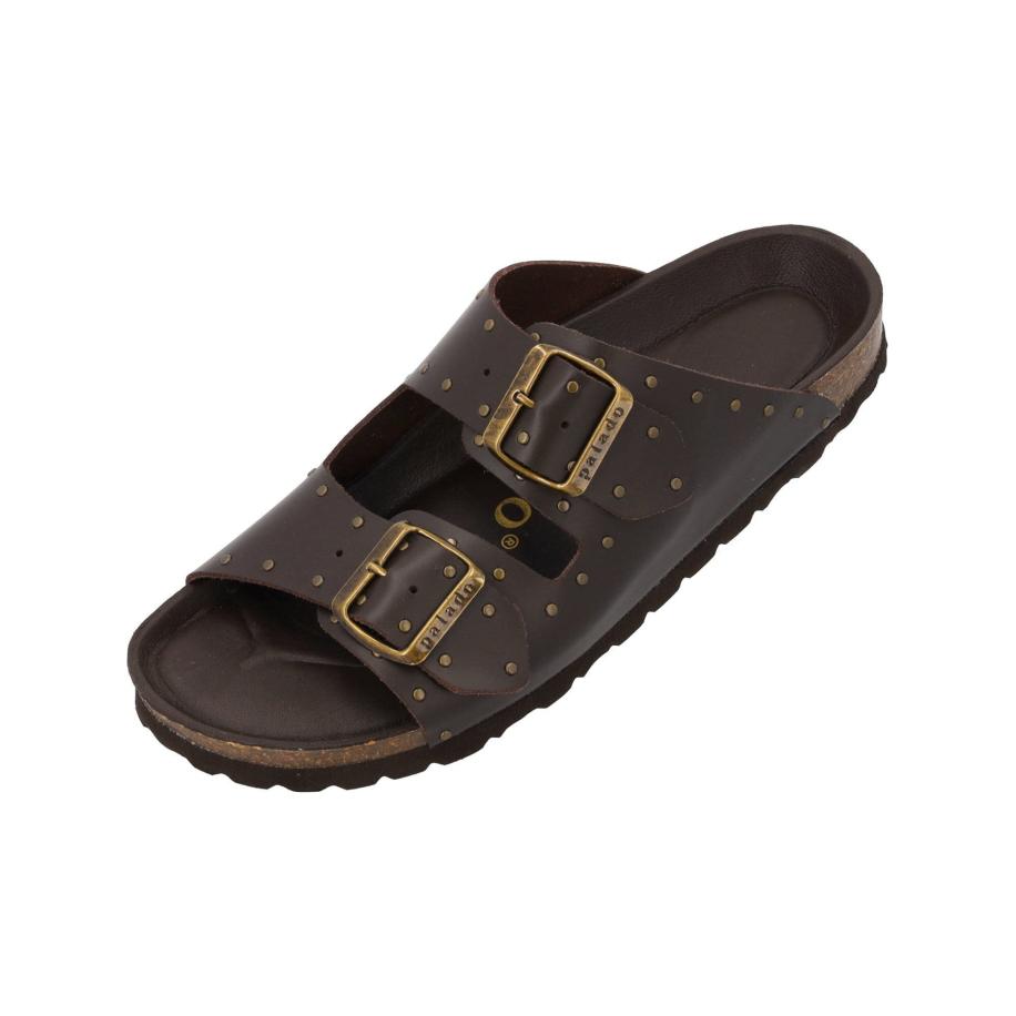 Palado Palado Muiltjes Elaha bruin / goud -