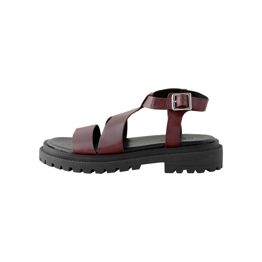 Next Next Sandalen met riem bourgogne / zwart -