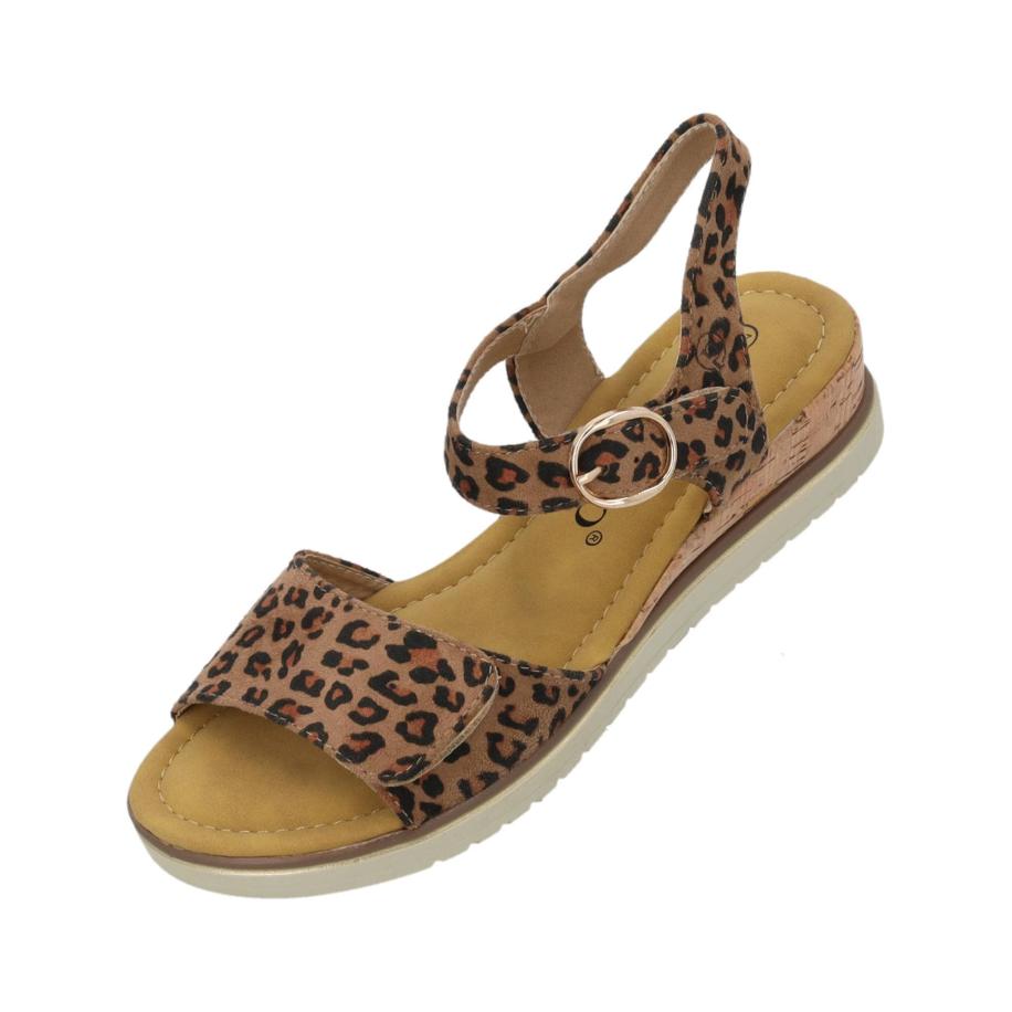 Palado Palado Sandaal Petlana cognac / sepia / zwart -