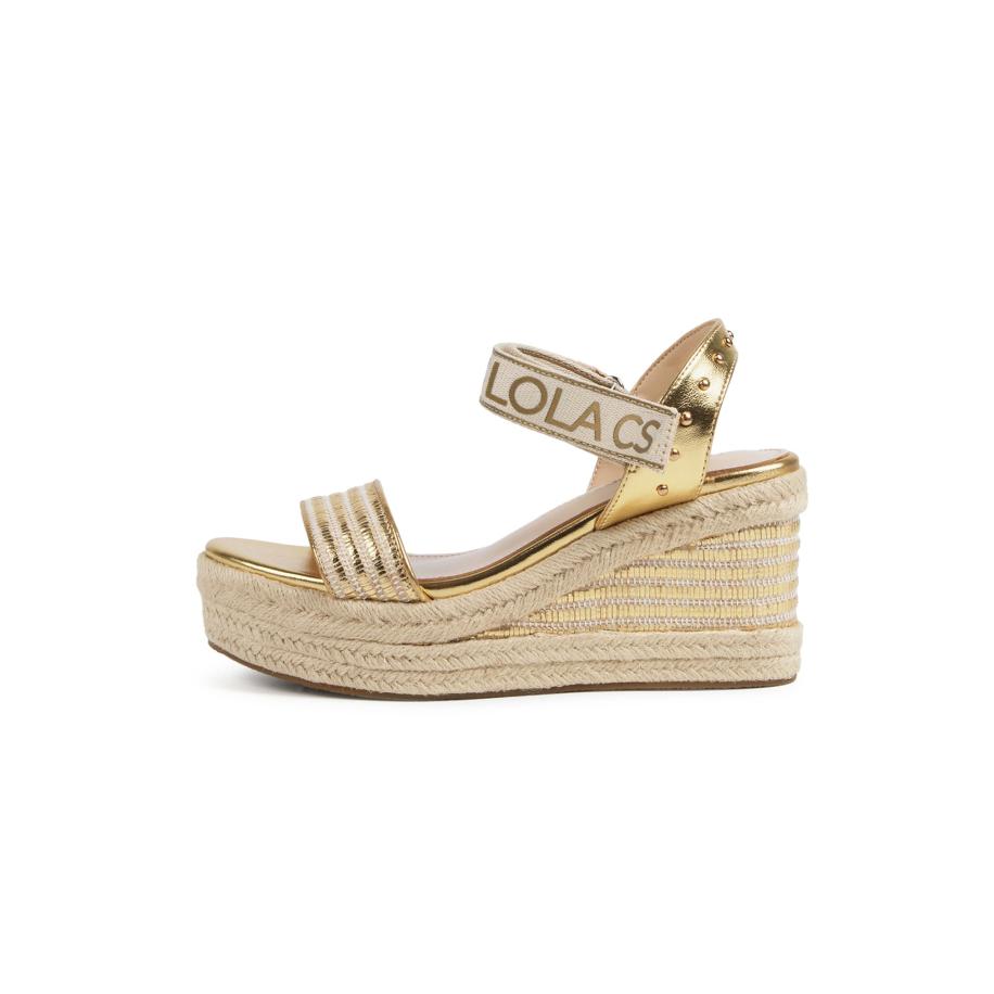 Lola Casademunt Lola Casademunt Sandaal goud -