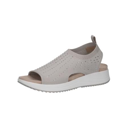 Caprice CAPRICE Sandaal beige / grijs / zilver / wit