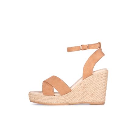 Posh POSH by Poelman Sandalen met riem Nola lichtbruin