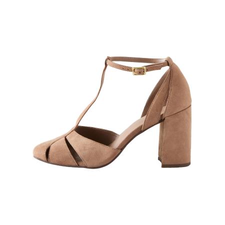 Next Next Sandalen met riem camel