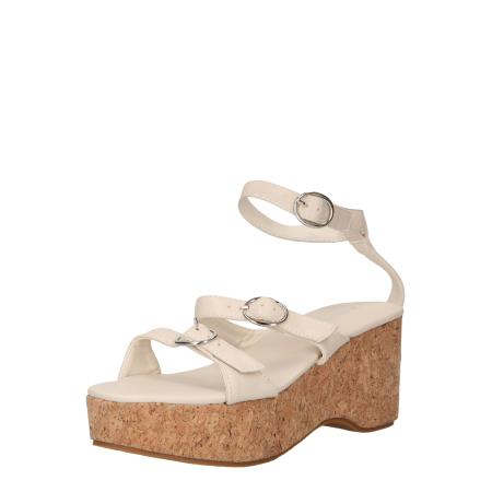 Warehouse Warehouse Sandalen met riem crème