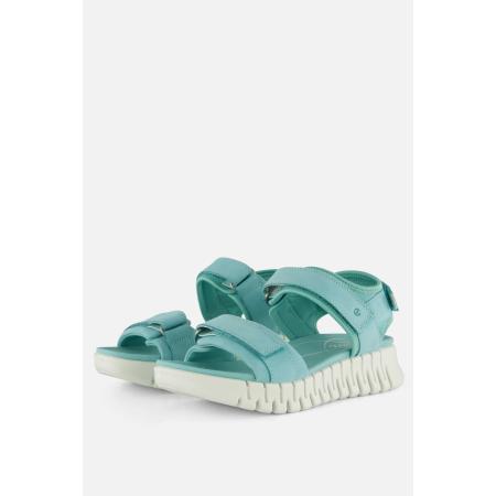 Ecco Gruuv Sandalen blauw Leer