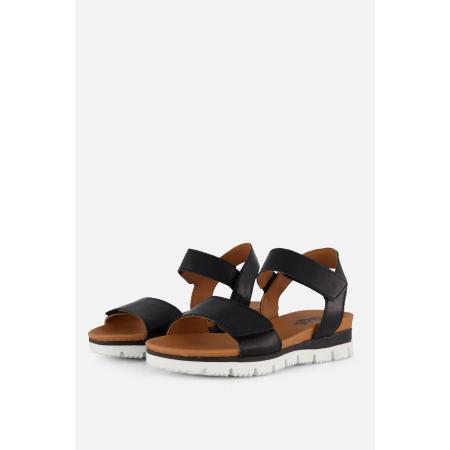 Giga Sandalen zwart Leer