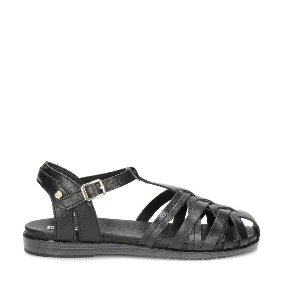 Pikolinos Formentera sandalen Zwart 468818 Zwart