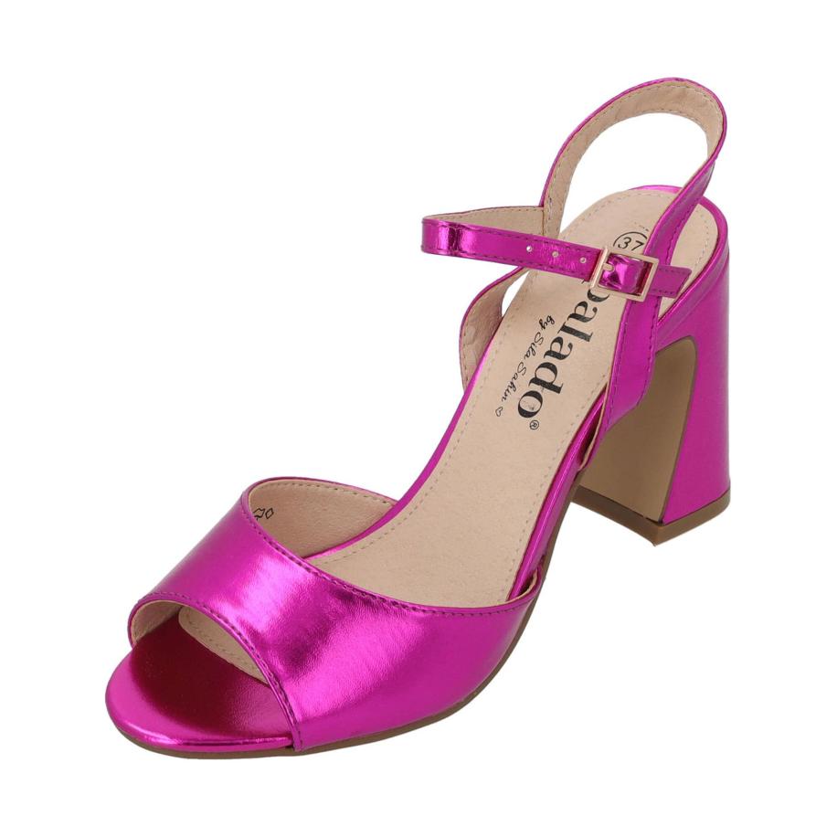 Palado by Sila Sahin Sandalen met riem Temmi neonroze Roze
