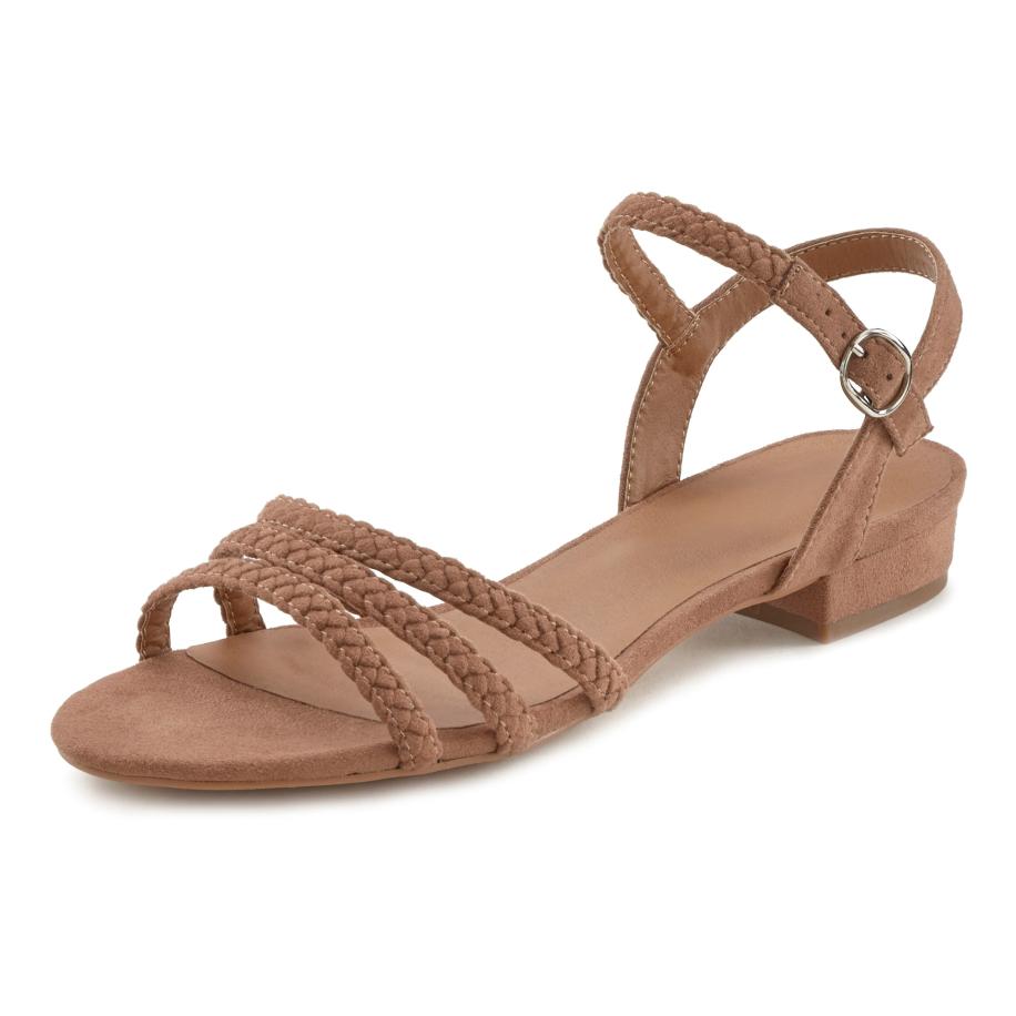 Lascana LASCANA Sandalen met riem bruin -