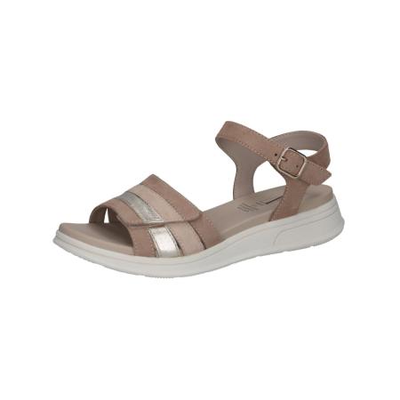 CAPRICE Sandalen met riem sand / zilver