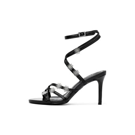 Derimod Derimod Sandaal zwart / zilver