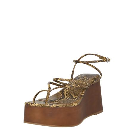 Topshop TOPSHOP Teenslipper HALLIE beige / bruin / zwart