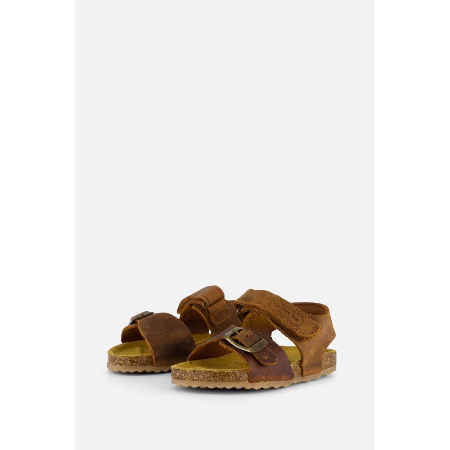 Develab sandalen cognac Bruin