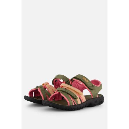 Teva Tirra Sandalen groen Textiel