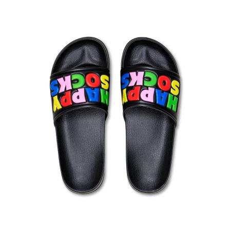 Happy Socks Muiltjes Happy Socks zwart