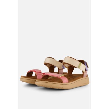 Woden Line LIte Sandalen roze Textiel