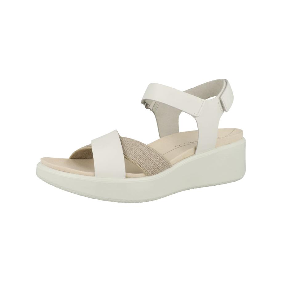 ECCO ECCO Sandaal donkerbeige / wit -