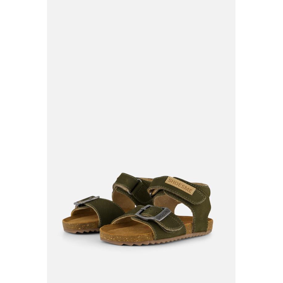 Shoesme Sandalen groen Leer Groen