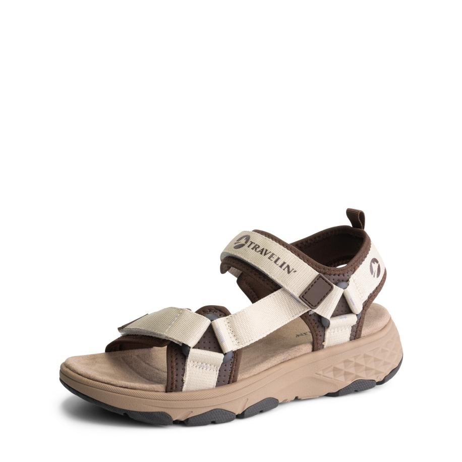 Travelin Travelin Wandelsandalen Angvik beige / bruin -