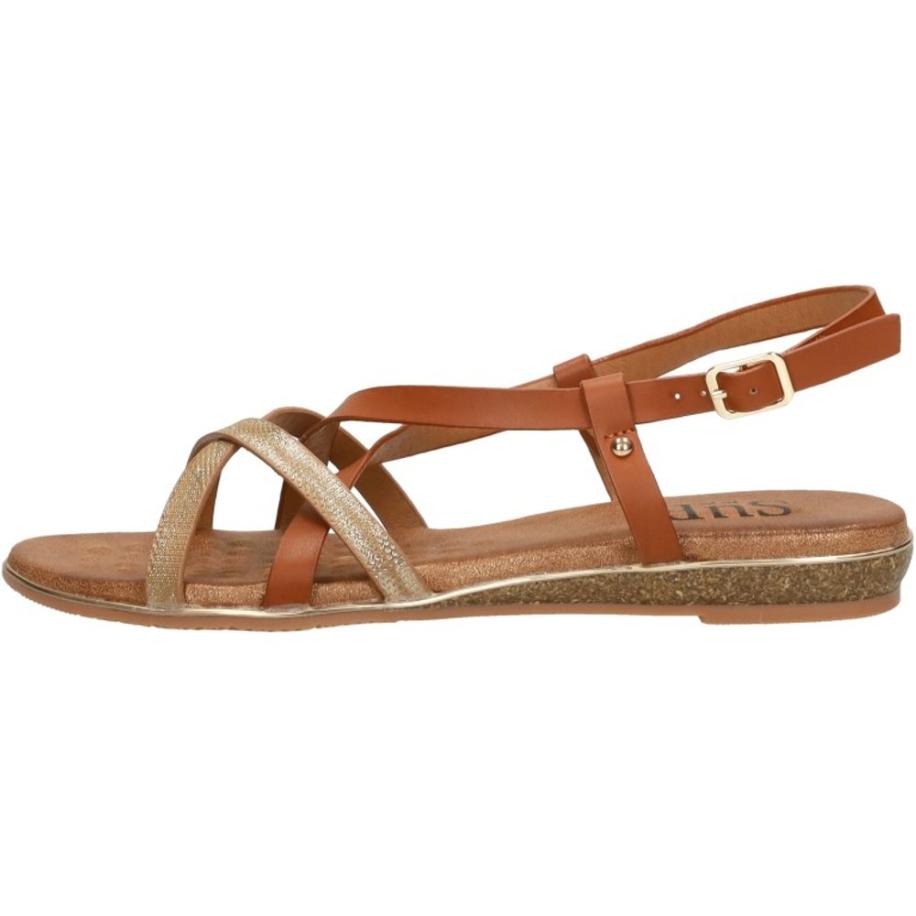 Sub55 - Sandalen Plat Bruin