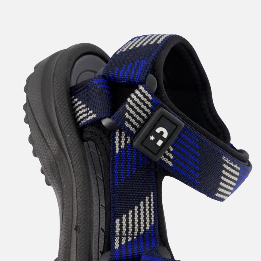 Muyters Sandalen blauw Textiel Blauw