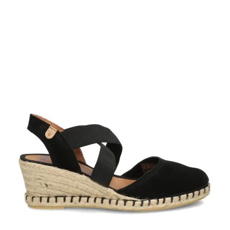 Verbenas Mila espadrilles Zwart 418994