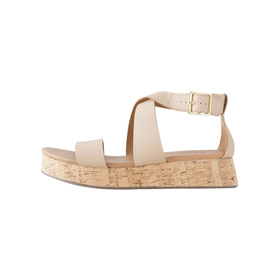 Next Next Sandalen met riem Forever Comfort beige -