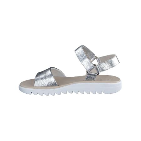 Paul Green Paul Green Sandalen met riem zilver