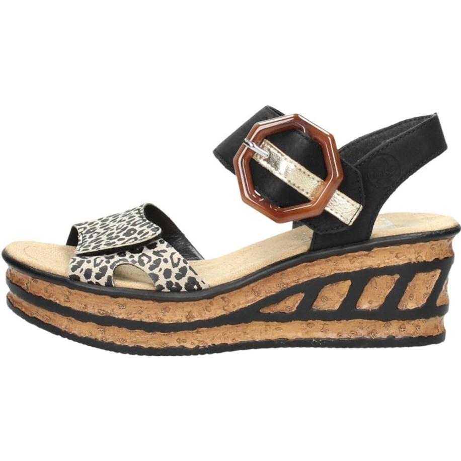 Rieker - Gekleed Zwart