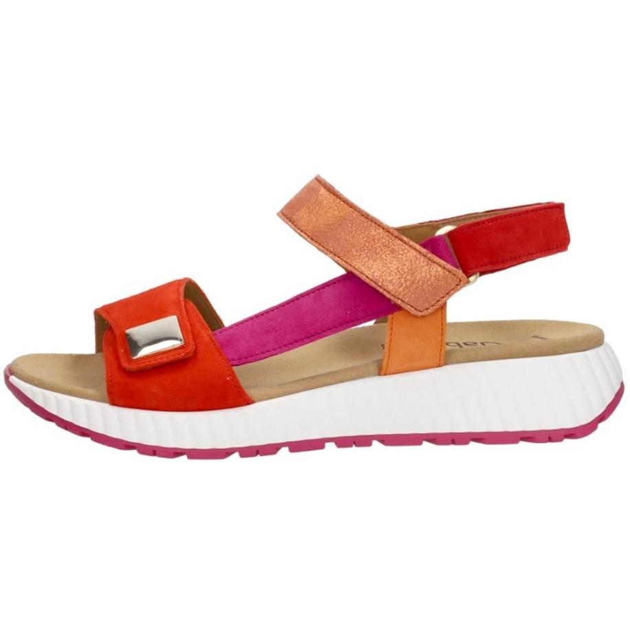 Gabor - Sandalen Plat Oranje